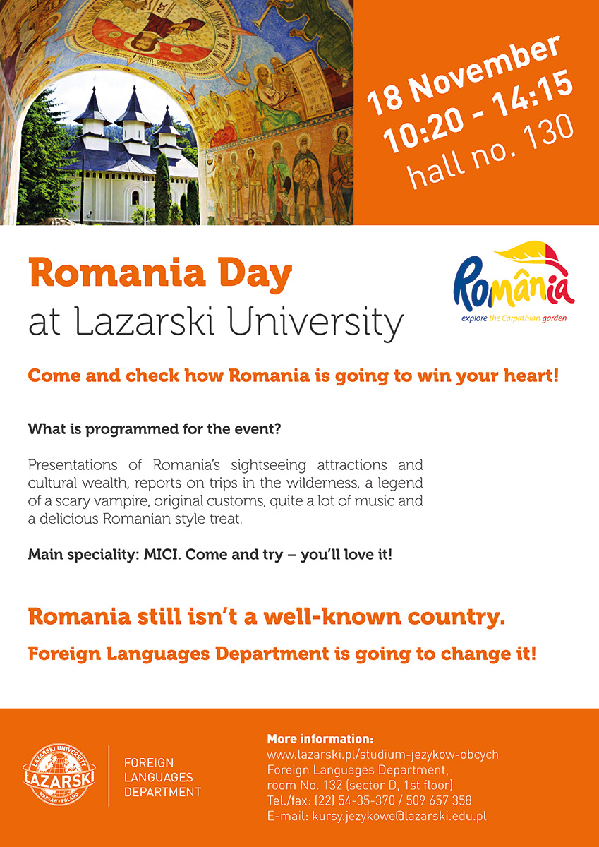 Dzień Rumuński 18.10.2015 Dzień Rumuński 18.10.2015