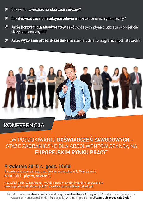 Konferencja - W poszukiwaniu doświadczeń zawodowych Konferencja - W poszukiwaniu doświadczeń zawodowych