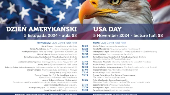 program dnia amerykańskiego