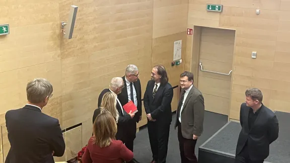Uroczystość wręczenia księgi pamiątkowej P. Hofmańskiego