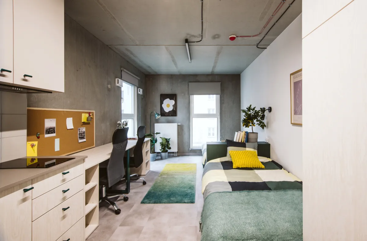 SHED Warsaw Living Campus pokój w akademiku