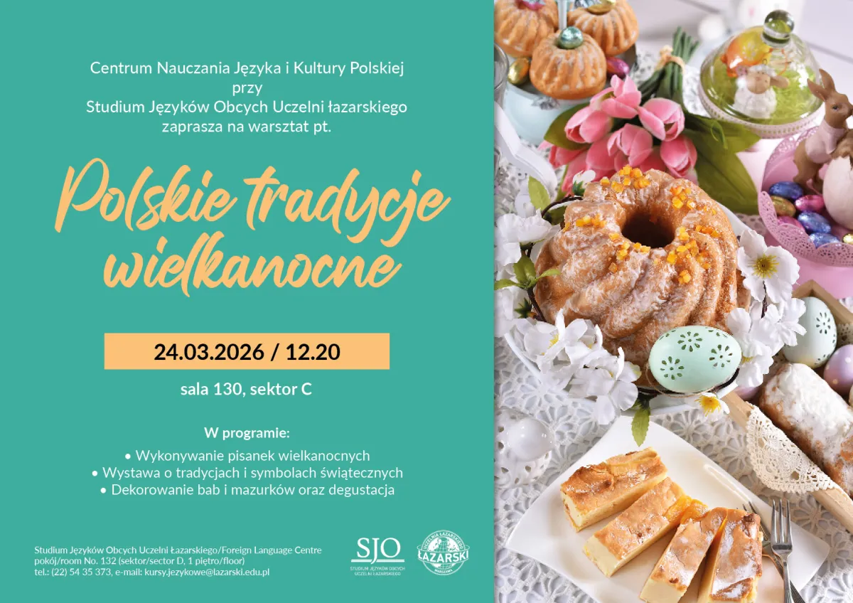 zaproszenie na warsztaty wielkanocne