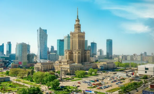 Panorama Warszawy Pałac Kultury