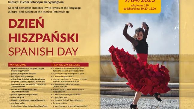 dziewczyna tańcząca flamenco, program Dnia Hiszpanii