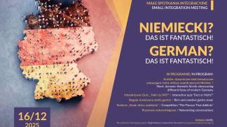 mapa Niemiec, na niej mali ludzie