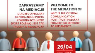 mediator pomiędzy przedstawicielami dwóch stron konfliktu