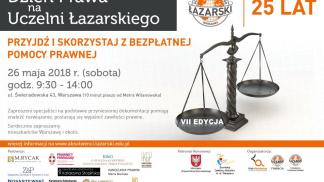 Uczelnia Lazarskiego dzien prawa 2018 POZIOM