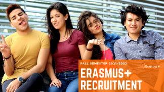 Erasmus  recruitment banner