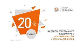 Aktualnosc znizka dla absolwentow 2020
