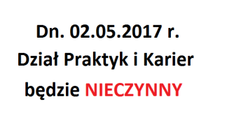 Nieczynne 02.05.2017