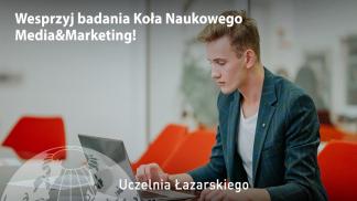 Wesprzyj badania Kola Naukowego Media Marketing POL 800x450