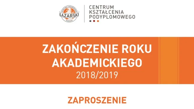 Zakonczenie roku akademickiego
