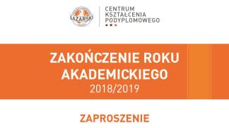 Zakonczenie roku akademickiego