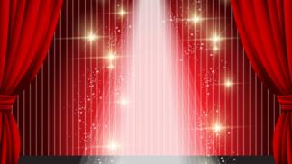 czerwona kurtyna spotlight stadium wektor 23 2147492430