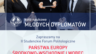 plakat II Studenckie Forum Politologiczne 1