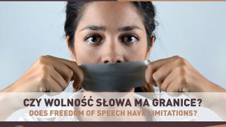 plakat debata studencka poziom Czy wolnosc slowa ma granice