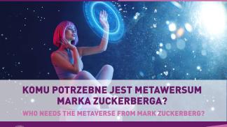 plakat debata studencka poziom Komu potrzebne jest metawersum