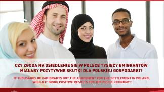 plakat debata studencka poziom Zgoda na osiedlenie sie w Polsce