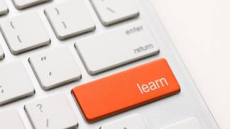 pomaranczowy przycisk learn