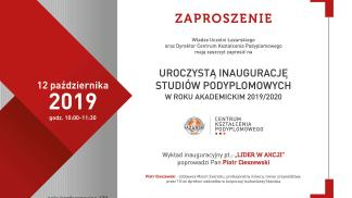 zaproszenie inauguracja CKP 2019 poziom