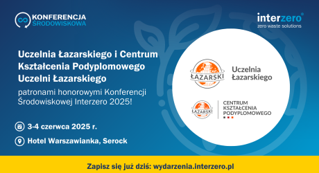 Jesteśmy patronem honorowym Konferencji Środowiskowej Interzero 2025