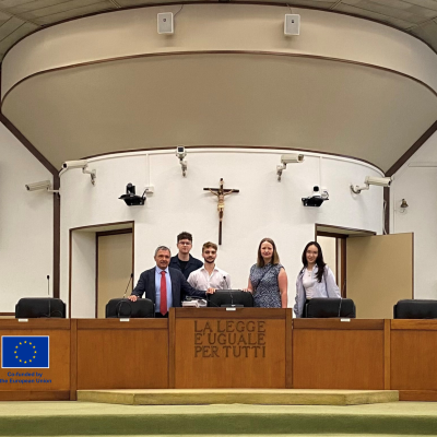 Visit of law students and prof. Łazarska in Palermo as part of Erasmus+