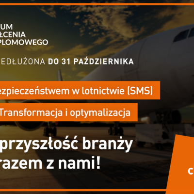 Kształtuj przyszłość branży lotniczej razem z CKP Uczelni Łazarskiego. Rekrutacja trwa do 31 października