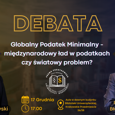 Prof. dr hab. Błażej Kuźniacki weźmie udział w kluczowych debatach o podatkach