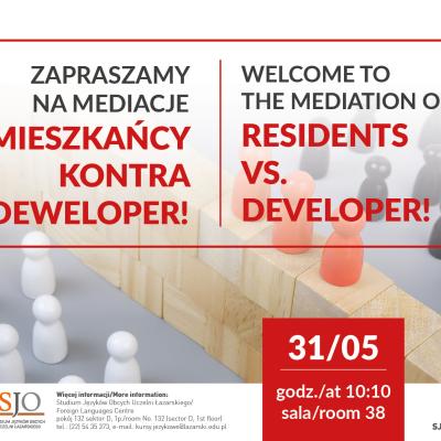 Zapraszamy na mediacje mieszkańcy kontra deweloper!