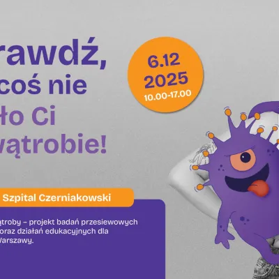 "Mikołajki dla wątroby" – bezpłatna akcja profilaktyczna w Szpitalu Czerniakowskim