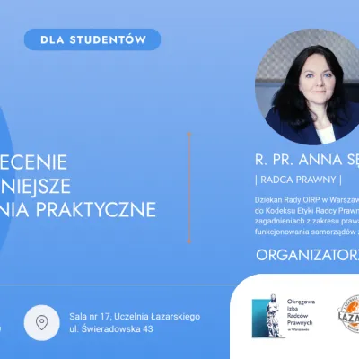 Warsztaty Akademii Aplikanta na Uczelni Łazarskiego