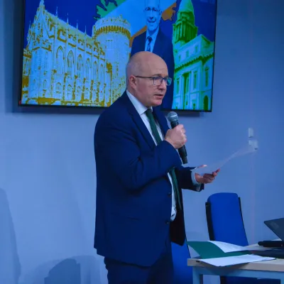 Spotkanie z Ambasadorem Irlandii Patrickiem Gerardem Haugheyem