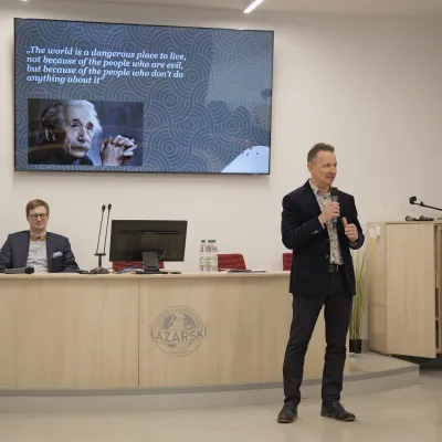 Spotkanie z Ambasadorem Jerzym Baurskim 