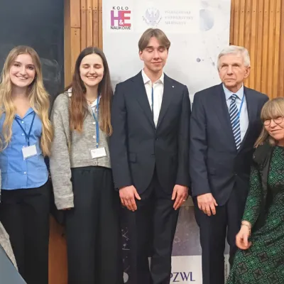 Studenci Wydziału Medycznego Uczelni Łazarskiego z sukcesem na ogólnopolskiej konferencji naukowej 