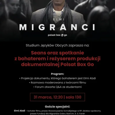 „Migranci: Głos Elimiego Abdiego”