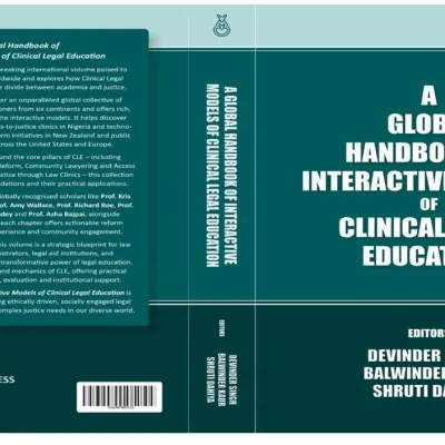 Przedstawiciele Kliniki Prawa współautorami publikacji „A Global Handbook of Interactive Models of Clinical Legal Education”