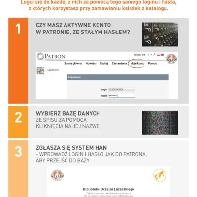 Biblioteka Uczelnia zaprasza jeszcze raz do korzystania z baz danych
