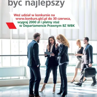 Masz prawo być najlepszy - wygraj 2000 zł i płatny staż w Departamencie Prawnym BZ WBK