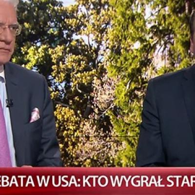 Artur Wróblewski podsumowuje debatę Clinton-Trump w TVN 24 BiS