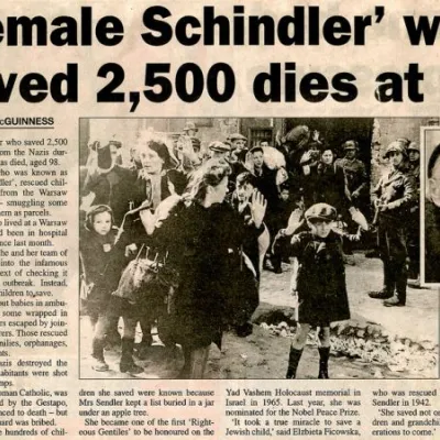 Irena Sendlerowa, czyli „Female Schindler”