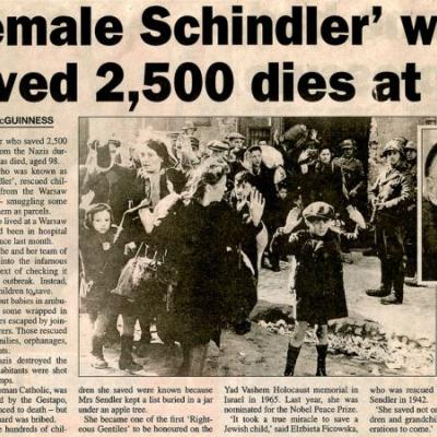 Irena Sendlerowa, czyli „Female Schindler”