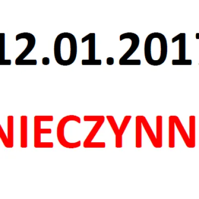 12.01.2017 r. - Biuro Działu Praktyk i Karier będzie nieczynne