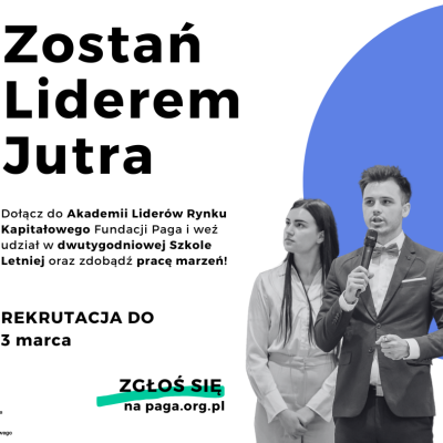 Zostań liderem jutra!Rozpoczęła się rekrutacja do XIX edycji Akademia Liderów Rynku Kapitałowego
