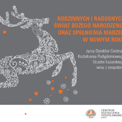 Wesołych Świąt życzy zespół Centrum Kształcenia Podyplomowego