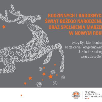 Wesołych Świąt życzy zespół Centrum Kształcenia Podyplomowego