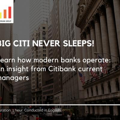 Meeting with Citibank - your future employer (English)