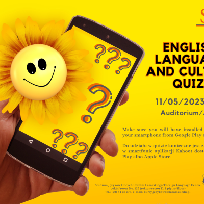 Take the English quiz and win prizes!