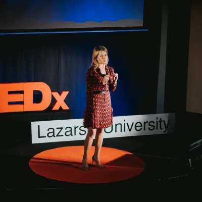 Dr Małgorzata Gałązka-Sobotka na TEDxLazarskiUniversity