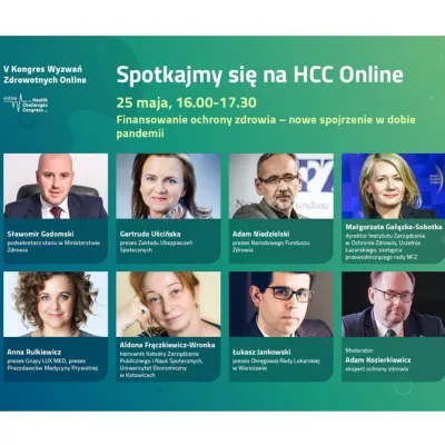 HCC Online: sesja o wpływie pandemii na finansowanie ochrony zdrowia