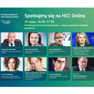 HCC Online: sesja o wpływie pandemii na finansowanie ochrony zdrowia